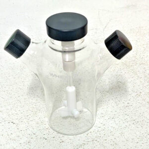 Wheaton 250mL Celstir Mixing Glass Spinner Flask Double Sidearm Bio-Reactor 266G