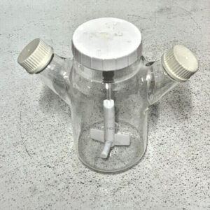 Wheaton 1000mL Micro-Carrier Mixing Glass Lab Spinner Flasks Double Sidearm 63C