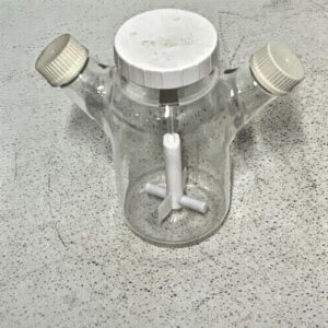 Wheaton 1000mL Micro-Carrier Mixing Glass Lab Spinner Flasks Double Sidearm 63C