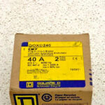 NEW Lot of 3 Schneider Square D QOX QOXD240 Electric Plug-On Circuit Breaker 40A