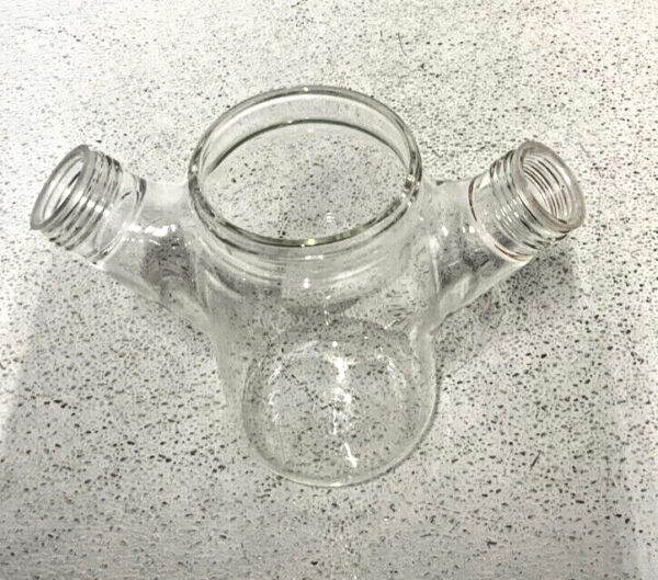 Wheaton 500mL Micro-Carrier Celstir Mixing Glass Lab Double Sidearm Flask 43D