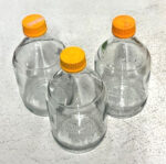 Lot of 3 Hybex 2000mL Borosilicate Glass Lab Storage Media Bottle Flask 56C