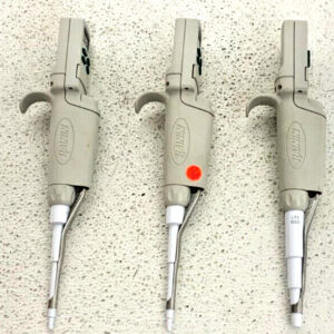 Lot of 3 Rainin EDP3-Plus Pipette LTS 10 20 1000 Adjustable uL Electronic Lab