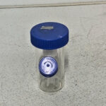 Lot of 2 Bellco 100mL Mixing Glass Lab Spinner Flasks Double Sidearm U-Carrier