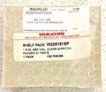 NEW Lot of 9 Wheaton W225151 1.8mL Screw Cap Clear Lab Vials 100pcs/Box 15D