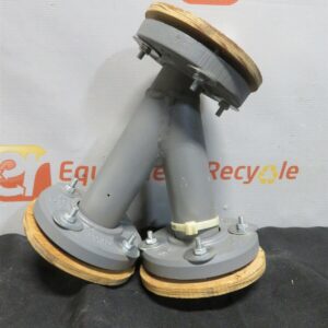 Resisto A395 Flex Baum Plastic Lined Flange 90° Elbow 1.5" 150lbs New