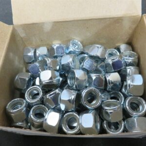 K.G. Lilly Nylon Lock Nuts Coarse 7/16" Plated 107413-2-A New Lot of 6 Boxes