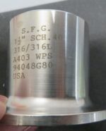 Flowline 1 1/2" 17482 MRO175 SCH 40S SFG 94048G80 Stainless Tube Ends Lot of 11