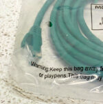 NEW Lot of 8 Monoprice 9869 10 ft Cat 6 Flexboot Green Ethernet Patch Cord 263D