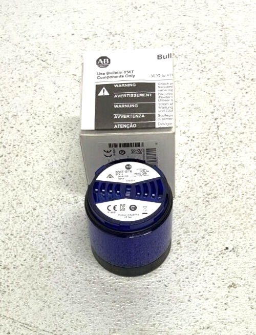 NEW Allen Bradley 856T-BT6 Blue Steady LED Stack Light 70mm 24VAC/DC 58mA 251C_0 NEW Allen Bradley 856T-BT6 Blue Steady LED Stack Light 70mm 24VAC/DC 58mA 251C