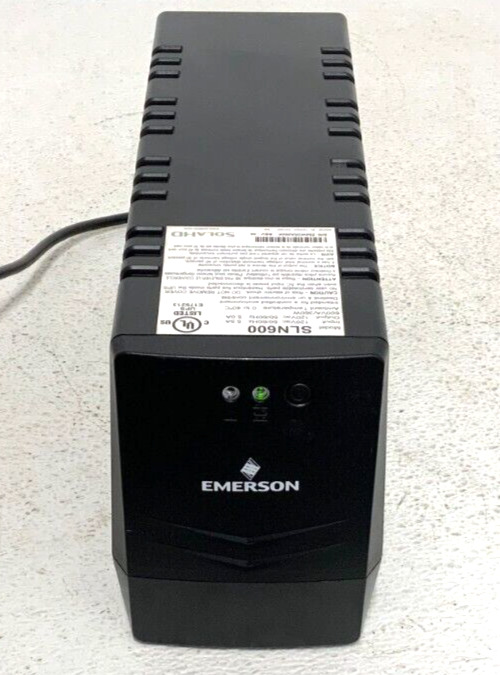 Emerson SLN600 SolaHD Battery Backup Surge Protector 120VAC 5A 360W 58C_0 Emerson SLN600 SolaHD Battery Backup Surge Protector 120VAC 5A 360W 58C