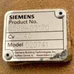 Siemens 59903170 59901050 8" Brass Pneumatic Valve Actuator 5 PSI SPM 2" 58C
