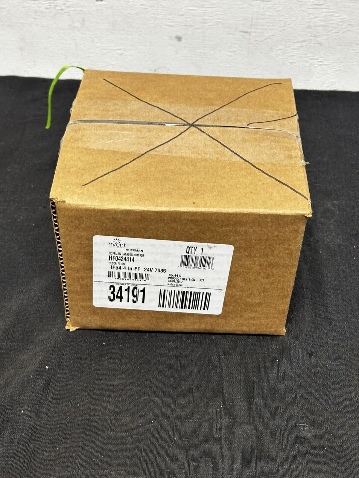 Hoffman Cooling Filter Fan 21.2CFM 24VDC Plastic Gray 4.42"x4.44" HF0424414 243A_0 Hoffman Cooling Filter Fan 21.2CFM 24VDC Plastic Gray 4.42"x4.44" HF0424414 243A