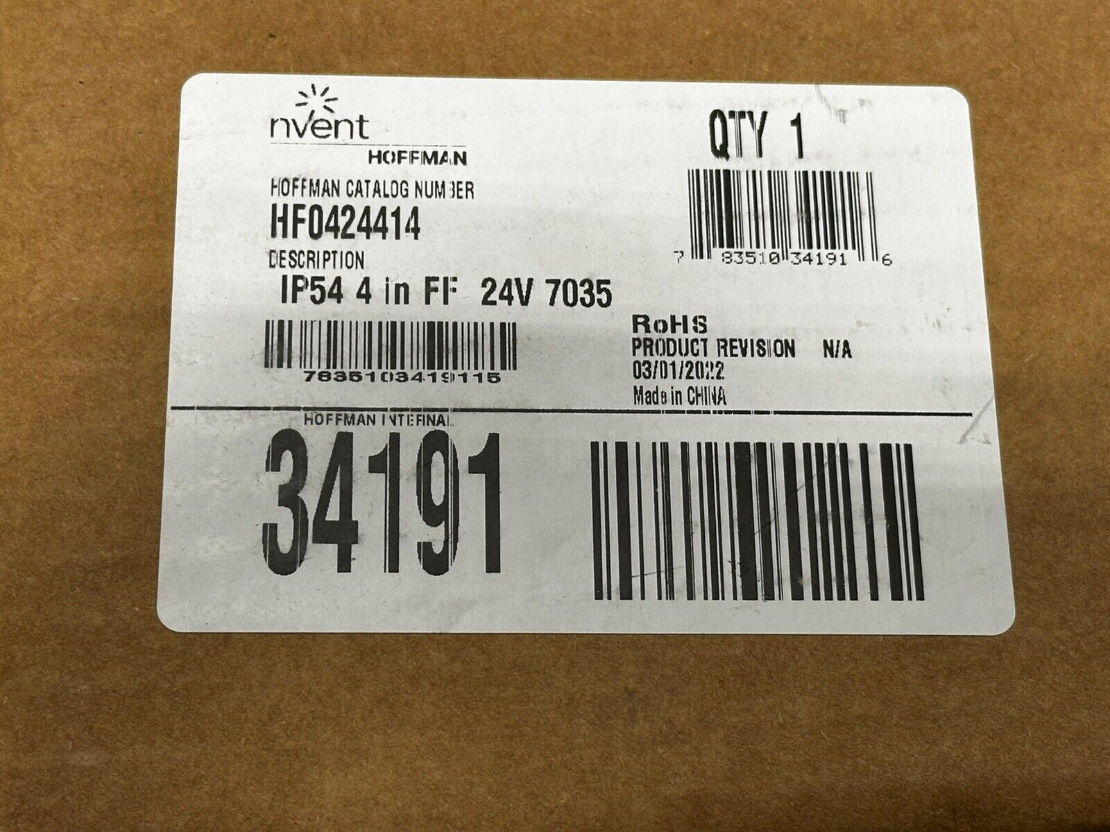 Hoffman Cooling Filter Fan 21.2CFM 24VDC Plastic Gray 4.42"x4.44" HF0424414 243A_4 Hoffman Cooling Filter Fan 21.2CFM 24VDC Plastic Gray 4.42"x4.44" HF0424414 243A