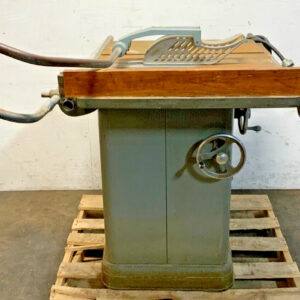 Delta Rockwell Unisaw Tilting Arbor Table Saw Eggshell Woodworking 240V E12B