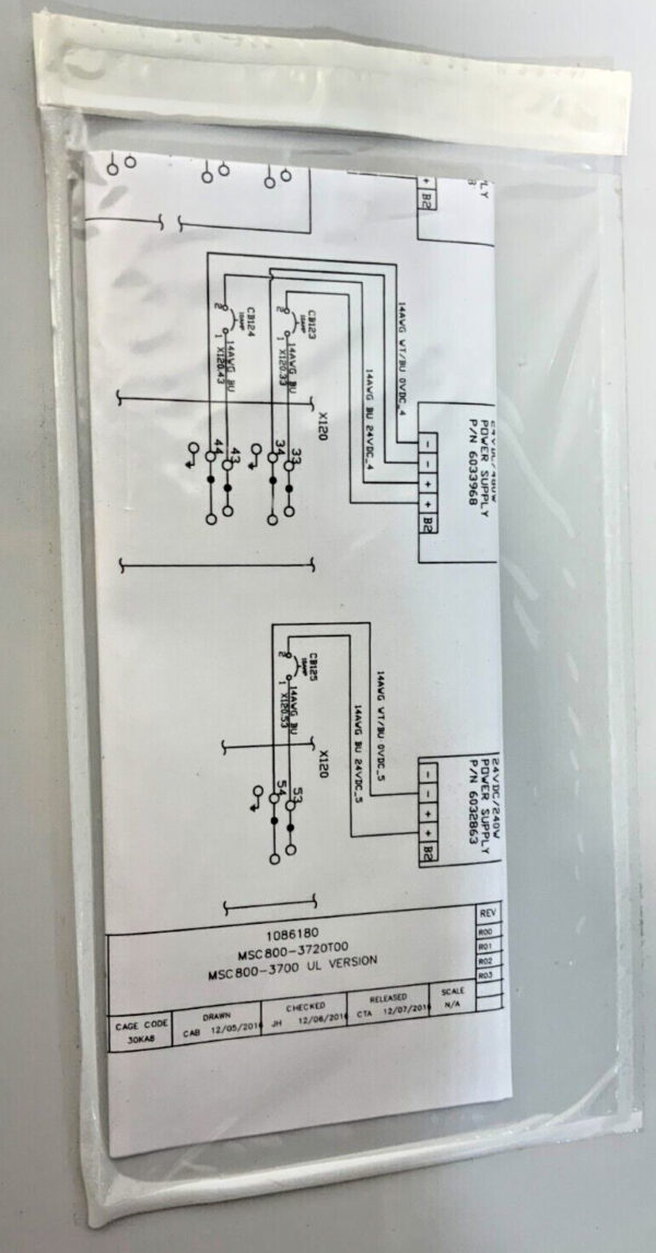 SICK MSC800-3720T00 1086180 Modular System Sensor Controller 120/240 VAC 75B