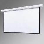 NEW Targa Draper 116014 7 NTSC White 7' Electric Motorized Projection Screen D9A