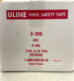 NEW Lot of 22 Rolls ULine S-385 Industrial Vinyl Safety Tape 6 MIL 2" x 36 yds
