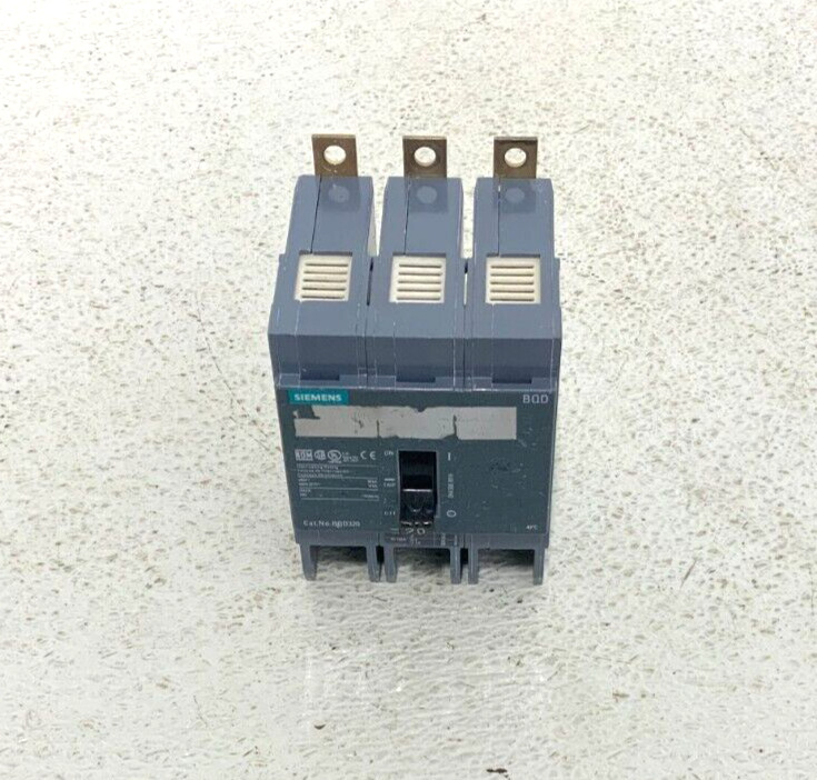 Siemens BQD320 Electrical Circuit Breaker 1 Pole 240V 20 Amps 235D_0 Siemens BQD320 Electrical Circuit Breaker 1 Pole 240V 20 Amps 235D