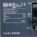 Siemens BQD320 Electrical Circuit Breaker 1 Pole 240V 20 Amps 235D