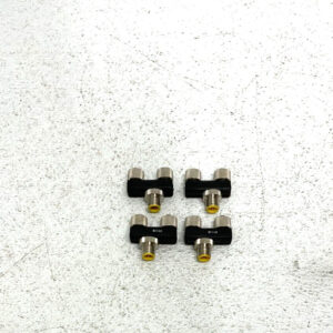 NEW Lot of 4 Lumberg M12-S2325 ASBS M-12 S2325 2-Way 2 Female 5-Pin Splitter