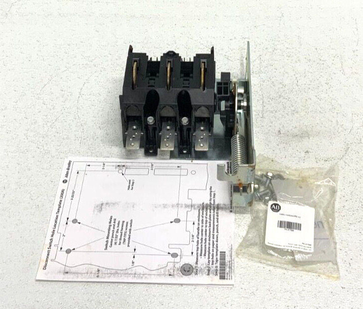 Allen-Bradley 1494U-D200 283799 Ser A 200 Amp Disconnect Switch Mechanism 58A_0 Allen-Bradley 1494U-D200 283799 Ser A 200 Amp Disconnect Switch Mechanism 58A