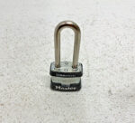 NEW Lot of 4 Master Lock 3KALH Keyed Alike Laminated Steel Shackle Padlock 265D