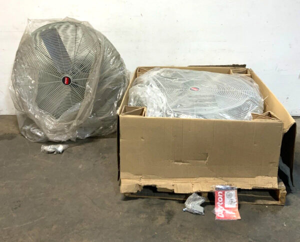 NEW Lot of 2 Dayton 3PEH2 3PEH2D 36" Standard Non-Oscillating Industrial Fan