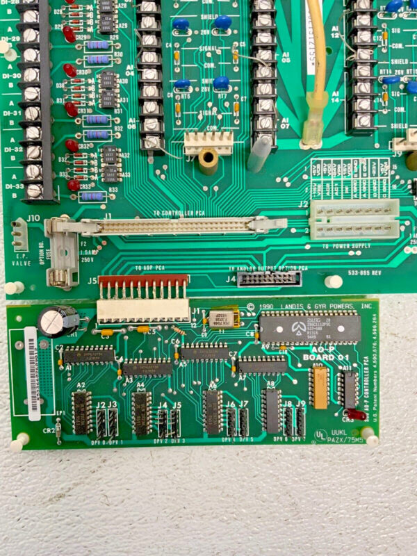 Siemens Landis & GYR 533-665 Board 00 01 Termination Circuit Board Sub ASSY 64B