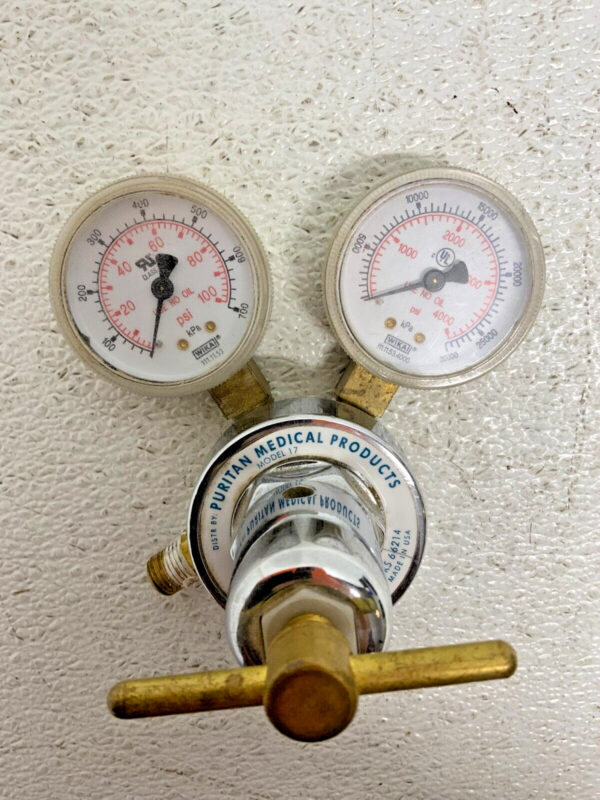Puritan AirGas Medical Model 17 PN 0-291701-XX Compressed Gas Regulator 253E