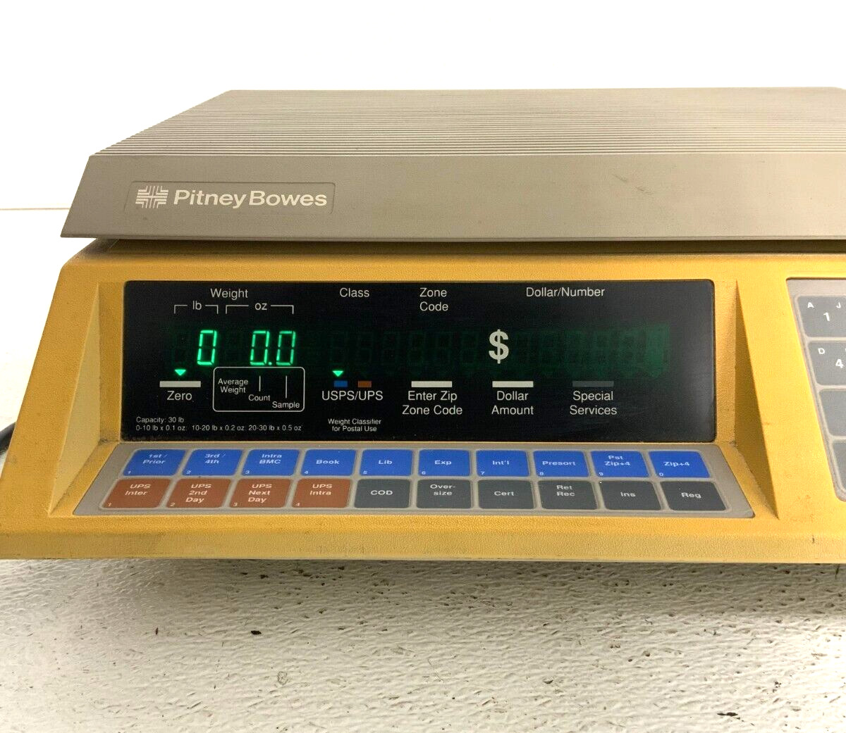 Pitney Bowes A530 Electronic Industrial Shipping Package Scale 120V 0.25A 62B_6 Pitney Bowes A530 Electronic Industrial Shipping Package Scale 120V 0.25A 62B