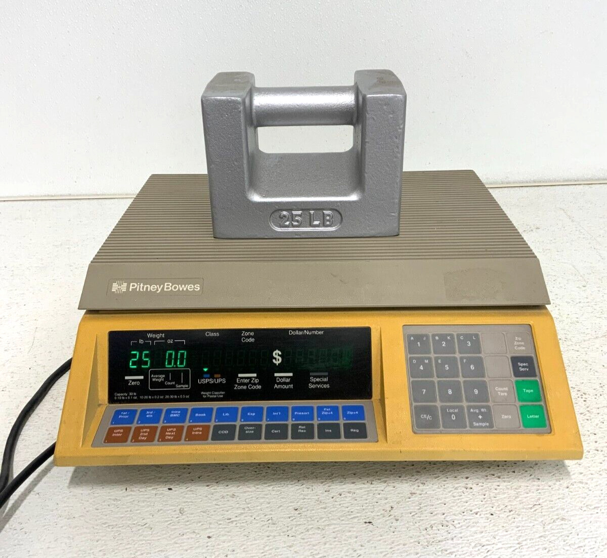 Pitney Bowes A530 Electronic Industrial Shipping Package Scale 120V 0.25A 62B_8 Pitney Bowes A530 Electronic Industrial Shipping Package Scale 120V 0.25A 62B