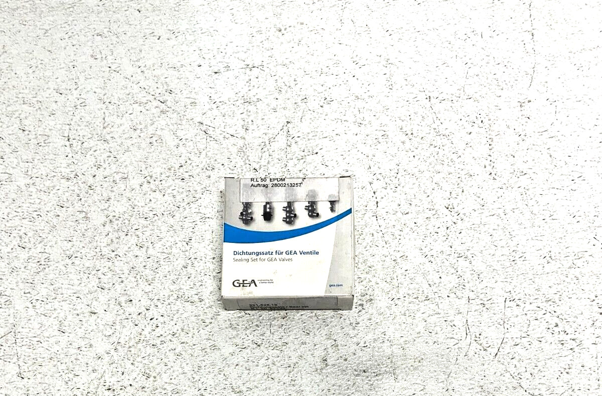 NEW GEA Tuchenhagen 221-528.19 Hygienic Valve Seal Kit Set R.L 50 EPDM 245A_5 NEW GEA Tuchenhagen 221-528.19 Hygienic Valve Seal Kit Set R.L 50 EPDM 245A