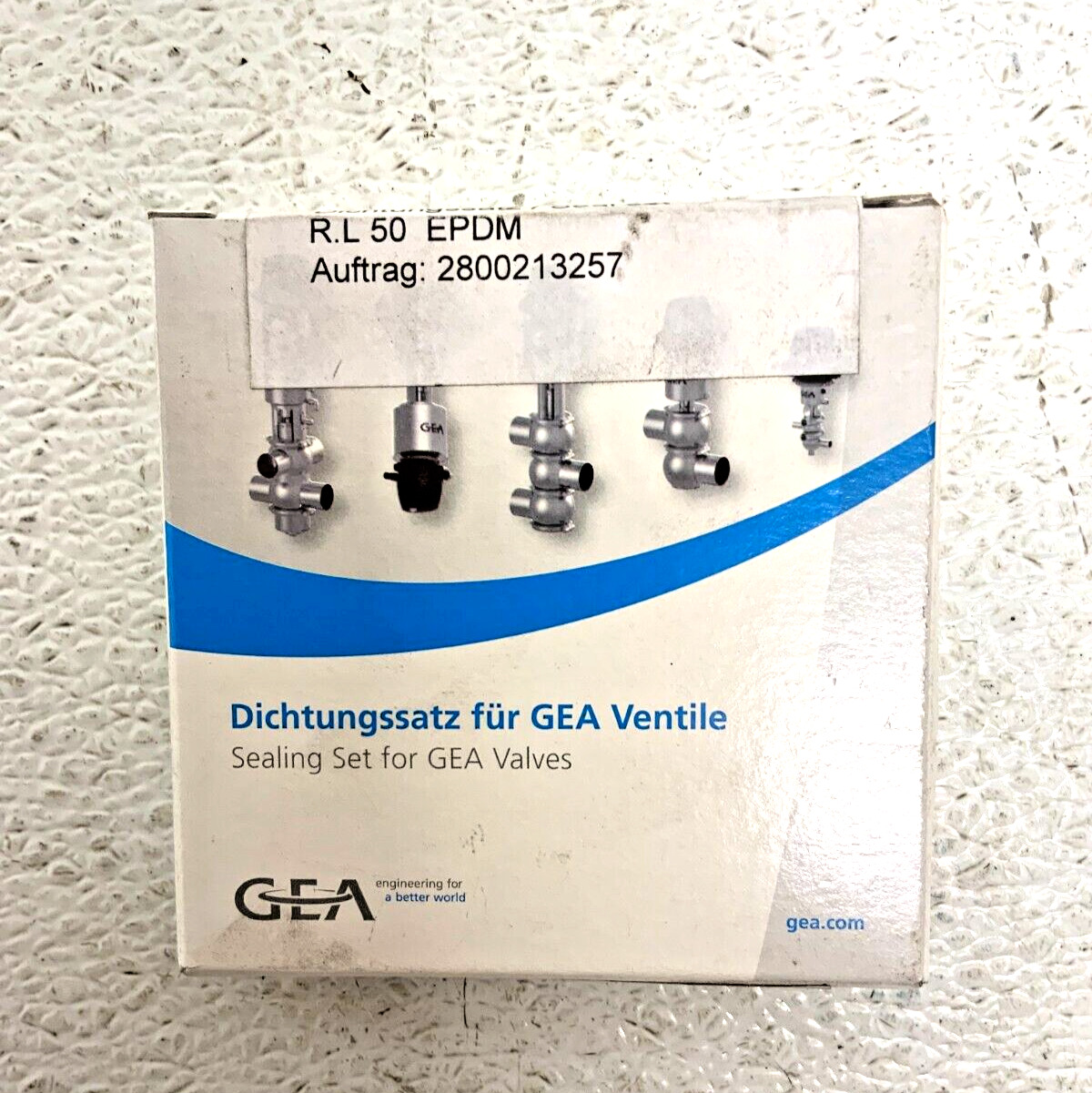 NEW GEA Tuchenhagen 221-528.19 Hygienic Valve Seal Kit Set R.L 50 EPDM 245A_6 NEW GEA Tuchenhagen 221-528.19 Hygienic Valve Seal Kit Set R.L 50 EPDM 245A
