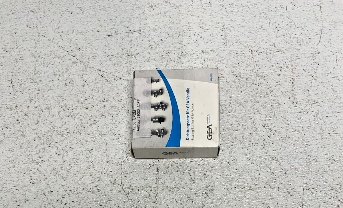 NEW GEA Tuchenhagen 221-528.19 Hygienic Valve Seal Kit Set R.L 50 EPDM 245A_9 NEW GEA Tuchenhagen 221-528.19 Hygienic Valve Seal Kit Set R.L 50 EPDM 245A