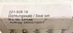 NEW GEA Tuchenhagen 221-528.19 Hygienic Valve Seal Kit Set R.L 50 EPDM 245A