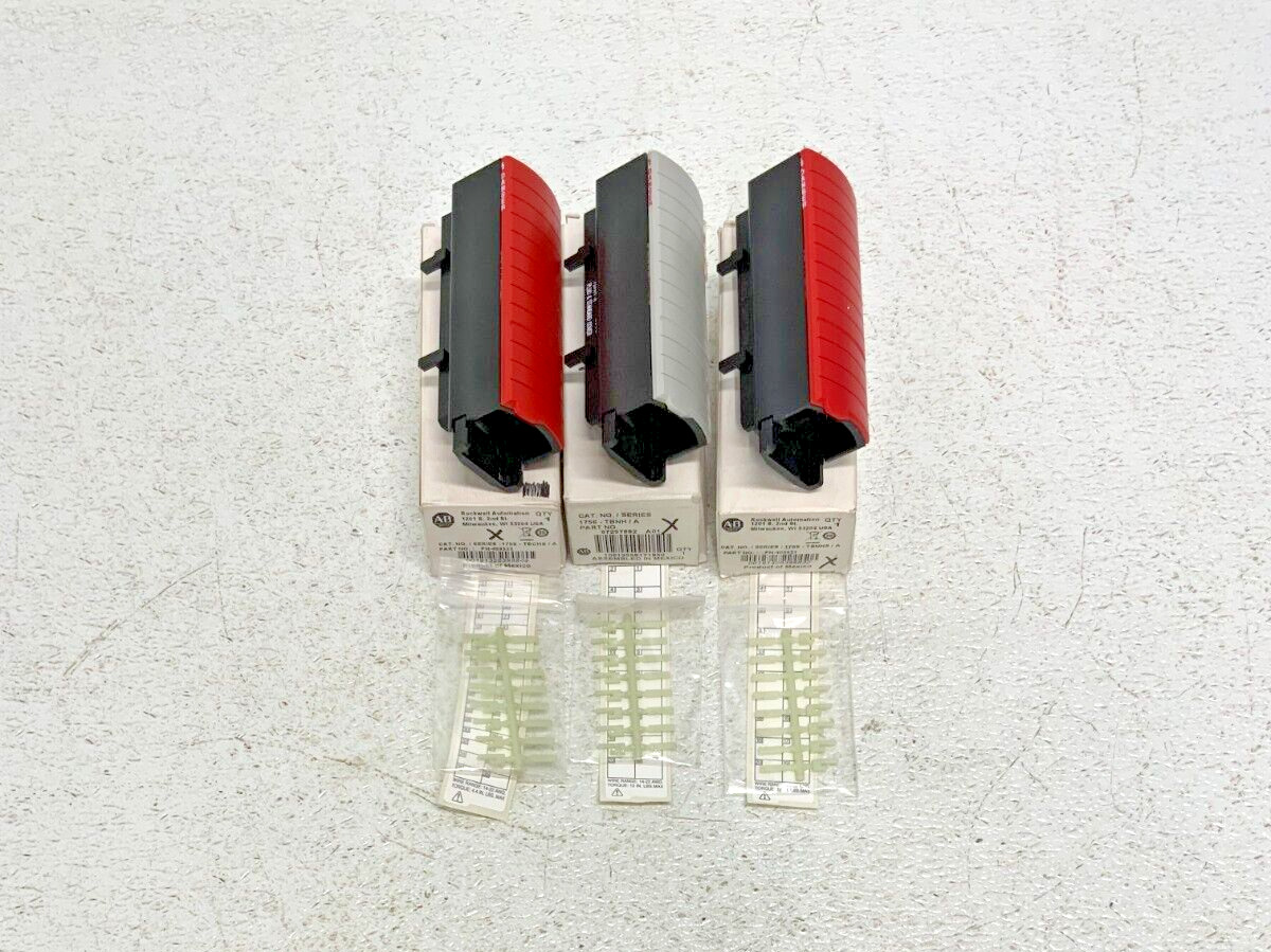 NEW Lot of 3 Allen Bradley 1756-TBNHS TBNH TBCHS ControlLogix Terminal Block_0 NEW Lot of 3 Allen Bradley 1756-TBNHS TBNH TBCHS ControlLogix Terminal Block