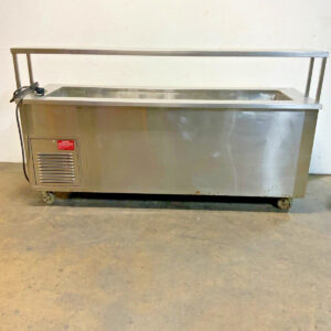 Aladdin J713C Temp-Rite 90" X 30" Refrigerated 6 Pan Cold Food Serving Counter