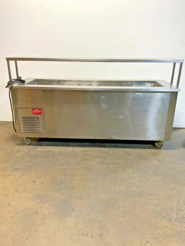 Aladdin J713C Temp-Rite 90" X 30" Refrigerated 6 Pan Cold Food Serving Counter