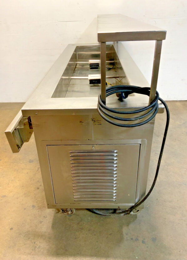 Aladdin J713C Temp-Rite 90" X 30" Refrigerated 6 Pan Cold Food Serving Counter