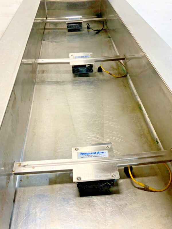 Aladdin J713C Temp-Rite 90" X 30" Refrigerated 6 Pan Cold Food Serving Counter
