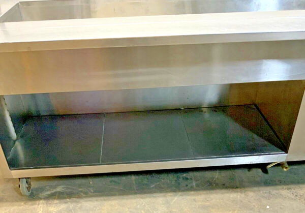 Aladdin J713C Temp-Rite 90" X 30" Refrigerated 6 Pan Cold Food Serving Counter