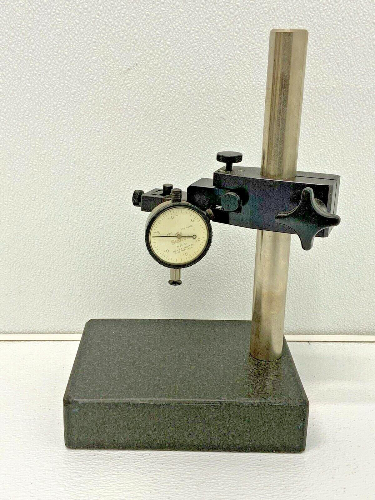 Mitutoyo Precision Granite Stand Micrometer Comparator 517-891 6”x8” Base  22D_0 Mitutoyo Precision Granite Stand Micrometer Comparator 517-891 6”x8” Base  22D