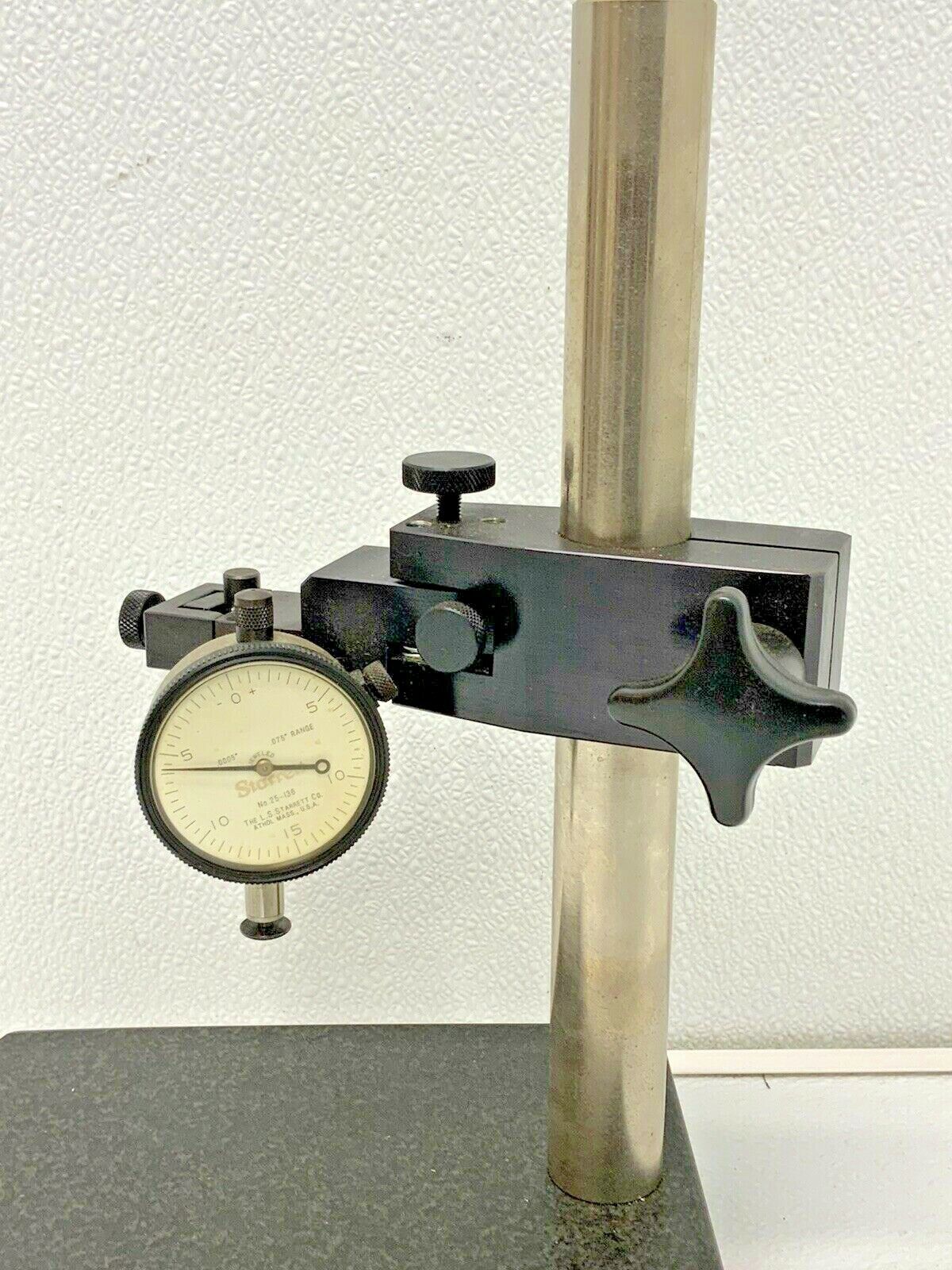Mitutoyo Precision Granite Stand Micrometer Comparator 517-891 6”x8” Base  22D_1 Mitutoyo Precision Granite Stand Micrometer Comparator 517-891 6”x8” Base  22D