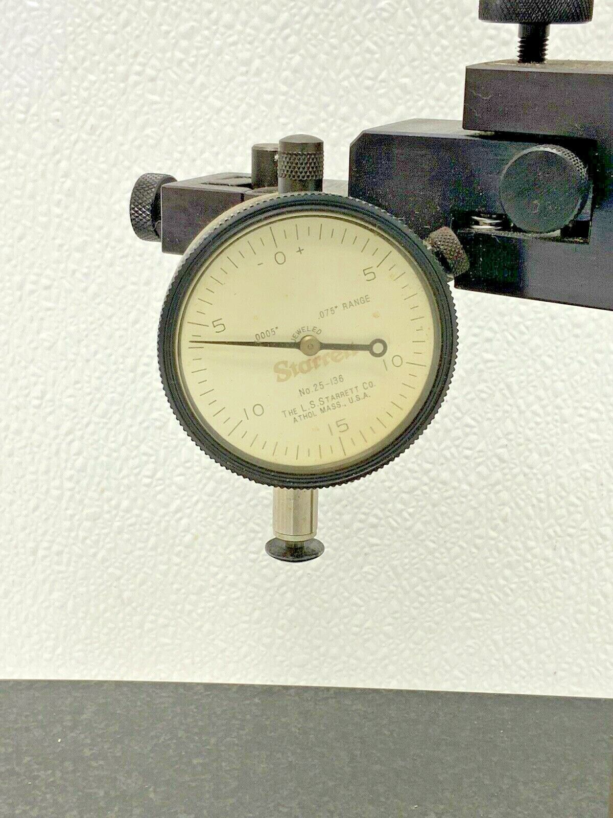 Mitutoyo Precision Granite Stand Micrometer Comparator 517-891 6”x8” Base  22D_2 Mitutoyo Precision Granite Stand Micrometer Comparator 517-891 6”x8” Base  22D