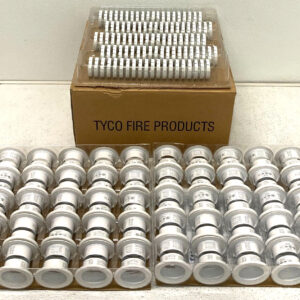 Lot of 100 Tyco 567154010 #15 5/8 ADJ 2PC White Escutcheon 1/2" NPT RAL 9003