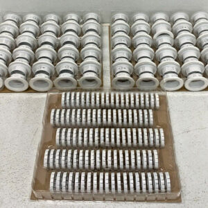 Lot of 100 Tyco 567154010 #15 5/8 ADJ 2PC White Escutcheon 1/2" NPT RAL 9003