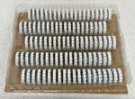 Lot of 100 Tyco 567154010 #15 5/8 ADJ 2PC White Escutcheon 1/2" NPT RAL 9003
