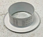 Lot of 100 Tyco 567154010 #15 5/8 ADJ 2PC White Escutcheon 1/2" NPT RAL 9003