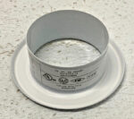 Lot of 100 Tyco 567154010 #15 5/8 ADJ 2PC White Escutcheon 1/2" NPT RAL 9003